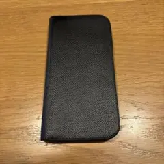 ボナベンチュラ　iPhone16用ケース　ダークネイビー手帳型
