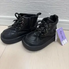 キルト抜い ショートブーツ 16センチ bo-nie