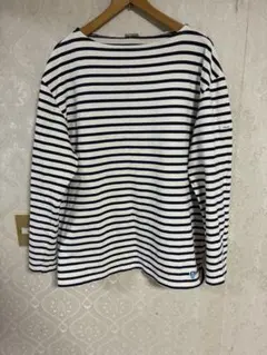 ORCIVAL オーシバル バスクシャツ ボーダー ネイビー エクリュ サイズ8