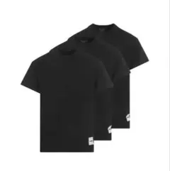 JIL SANDER+ ブラックTシャツ 3枚セット xs