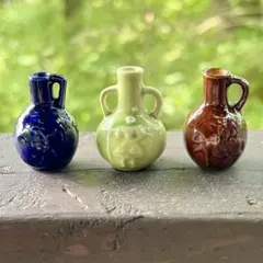 一輪挿し 花瓶 ミニ 3個セット ミニチュア 陶器