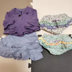 ANNA SUI　mini  ベビー服セット カーディガンとボトムス