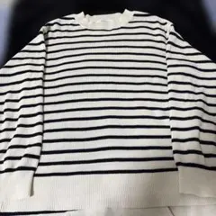 AMERICAN HOLIC ボーダー長袖　ニット　Lサイズ