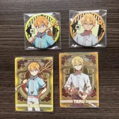 地縛少年花子くん2 カラオケの鉄人コラボ 源輝 缶バッジ 特典カード