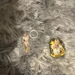 スターダム 羽南 アクリルマーカーめじるしキーホルダー 2点セット