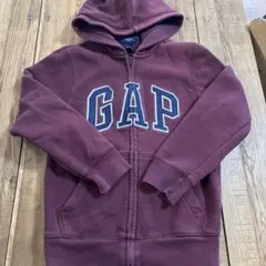 【Kan様】GAP Kids パーカー 130 ボルドー フルジップ 裏起毛
