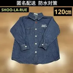 120㎝♦︎シューラルー♦︎SHOO-LA-RUE♦︎デニムシャツ♦︎ミッキーマウス