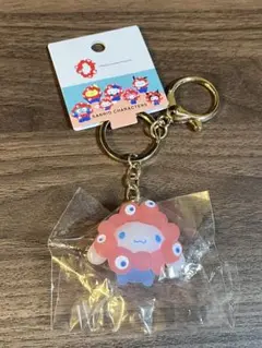 シナモンロール サンリオ 万博 ミャクミャク 立体 クリア カラー キーホルダー