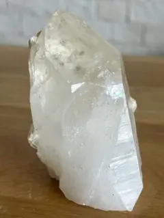 母岩付き 虹入り水晶 原石 377g アイリスクォーツ 結晶