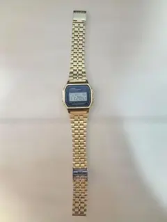 CASIO デジタル ウォッチ ゴールド 593 A159W JAPAN 腕時計
