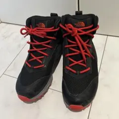 THE NORTH FACE ハイカットシューズ ブラック/レッド　24センチ