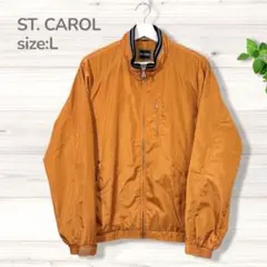 ST.CAROL セントキャロル ナイロンジャケット オレンジ Lサイズ