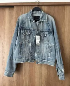 値下　新品未使用　デニムジャケット　フリーサイズ　ブルー　MOUSSY 半額以下