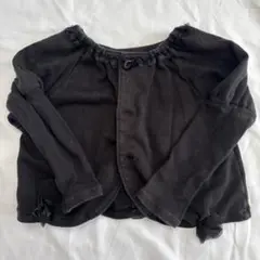 べべ bebe カーディガン 90 黒 フリル 卒園式 入園式 フォーマル