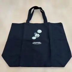 DUPERバスケ　ビッグサイズ帆布バッグ　ブラック