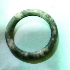 高品質☆天然無着色☆A貨本翡翠バングル☆ミャンマー産62mm 黒翡翠