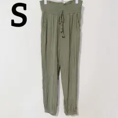 kingston grey【S】オリーブグリーン ルームパンツ　ズボン　部屋着