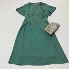 green label relaxing ワンピース Sサイズ グリーン 緑