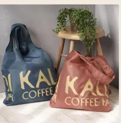 【新品】カルディコーヒー　エコバッグ　オールドローズ　買い物袋