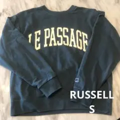 SHIPS別注RUSSELL ATHLETIC スウェット　トレーナー春グリーン