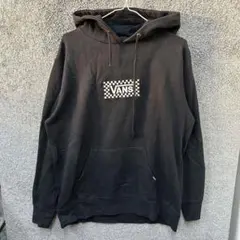 【F51】 VANS パーカー サイズXL ブラック 黒