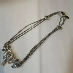 joujou シルバーカラービジュー ネックレス