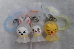 SKZOO めじるしアクセサリー 雲プレート ダンスラチャ 3つセット