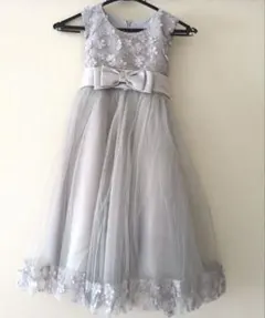 シルバーグレー ドレス