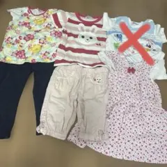 ミキハウス　Tシャツ　長ズボン　夏ズボン　ワンピース　90 福袋