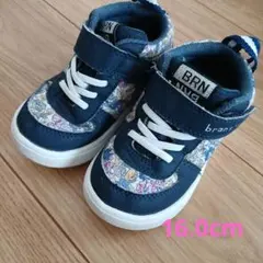 IFME×branshes　 スニーカー 16.0cm ネイビー/フラワー柄のサムネイル
