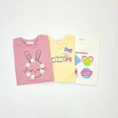 子供服 女の子 100cm 長袖 Tシャツ まとめ売り 新品 YFN26