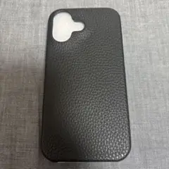 新品未使用品 iPhone16 黒レザーケース