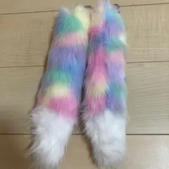 ファー　しっぽキーホルダー