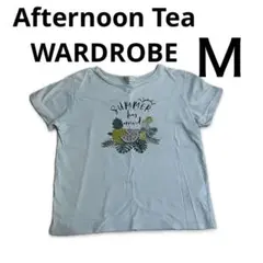 Afternoon Tea WARDROBE 半袖Tシャツ ライトブルーのサムネイル