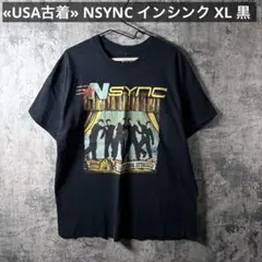 2002年製 インシンク セレブリティ Tシャツ XLサイズ 黒 Vintage NSYNC 