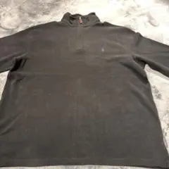 90S　POLOラルフローレン　ハーフジップスウェット　　XL