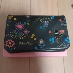 Rebecca Taylor 二つ折り財布 花柄 猫モチーフのサムネイル