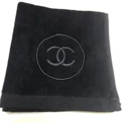 シャネル　ノベルティ　ハンカチタオル　ブラック
