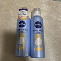 新品 NIVEA Marshmallow care ボディムース2本セットのサムネイル