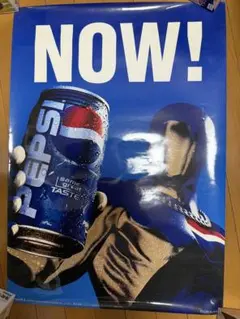 2枚セットPEPSI ペプシ ポスター 非売品 販促用　ペプシマン