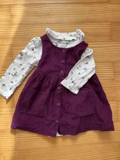 ロンパース付きワンピース