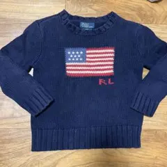 Polo by Ralph Lauren ネイビーセーター 4/4T