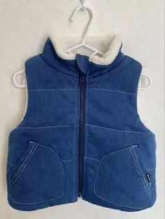 コムサ イズム　リバーシブルノースリーブベスト　90〜100cm