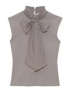 ボウタイニットプルオーバー　snidel