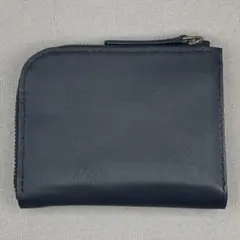 ハンドメイド（手縫い）イタリアンレザー オイルヌメ L字ファスナー ウォレット