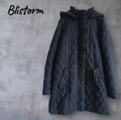 ブリストーム キルティングジャケット フード取外し可 カジュアル M ポケット