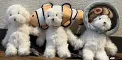 2種セット 犬記録 ぬいぐるみマスコット モーリーファンタジー限定