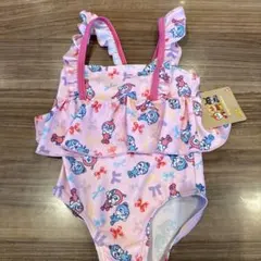 アンパンマン ドキンちゃん コキンちゃん ベビー水着 女の子 フリル付き 90