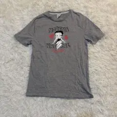 Betty Boop♡グレーTシャツ Lサイズ レディース