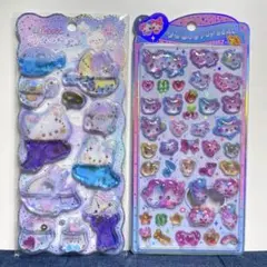 正規品　うるちゅるポップシール　まじかるみゅーちゃん　ウォーターシール　よるねこ